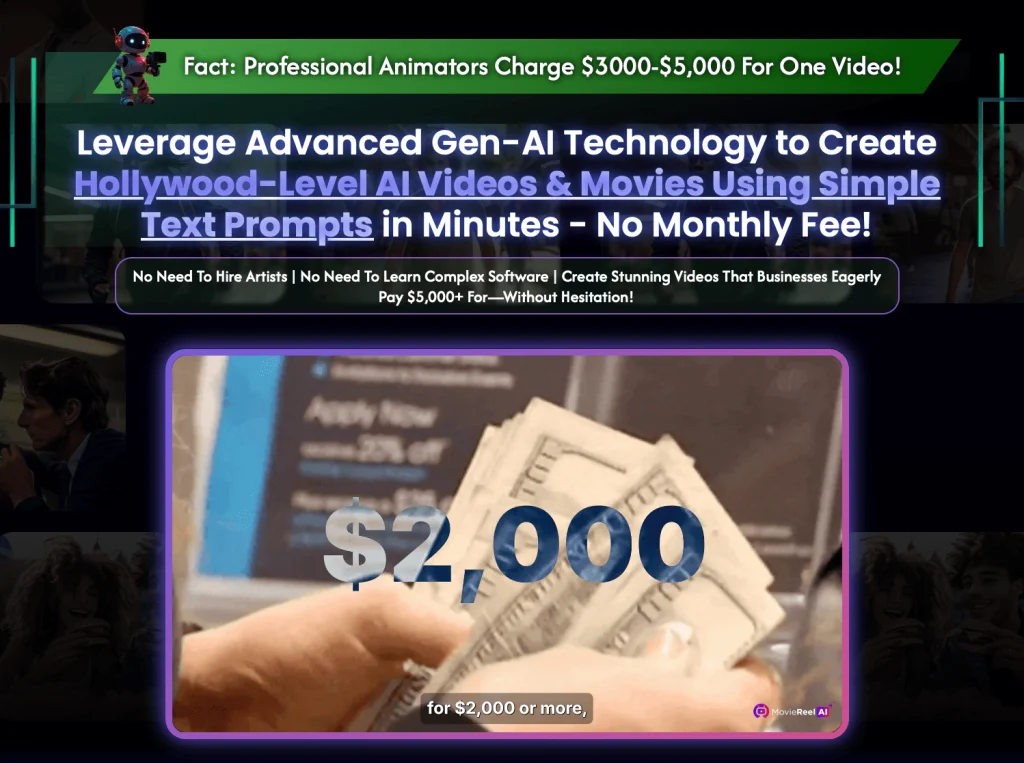 Movie Reel AI OTO Movie Reel AI OTO